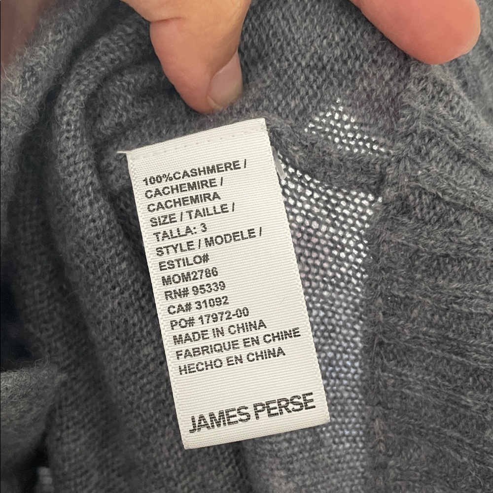 James Perse Heather Gray Cardigan - Picture 5 of 6